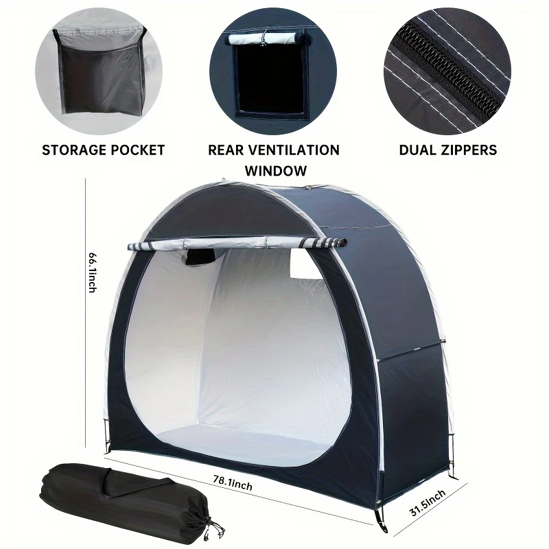NNETM Outdoor Bicycle Storage Tent Shelter