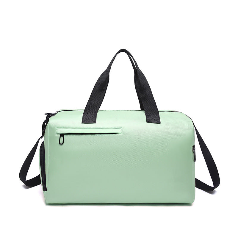 NNEDSZ Green Men's Large Capacity Sports Duffel Bag with Wet/Dry Separation Pocket - Travel & Gym Tote